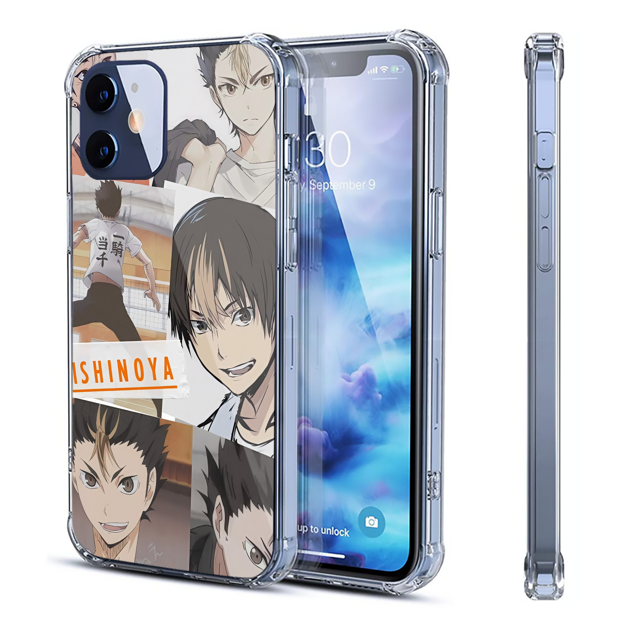 （画像用） ハイキュー!! Haikyu!! 【iPhone 12シリーズ対応】透明スマホケース（クリアソフトケース）